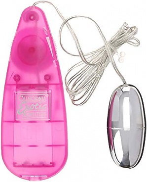 Slim Teardrop Bullet Vibrator Pink