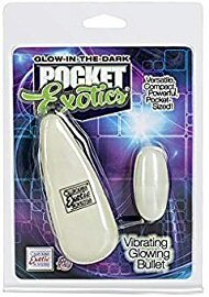 Pocket Exotics Glowing Bullet Glow In The Dark 2.1 Inch Ivory (135698.4)