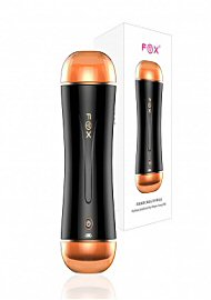 Fox Electric Male Vibrating Masturbator Real Pocket Pussy - Black (198955.4)