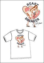 Apparel - White Heart Breaker Tee  - (medium) (67271)