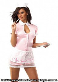 Waitress Pink/white 1x/2x (85559)